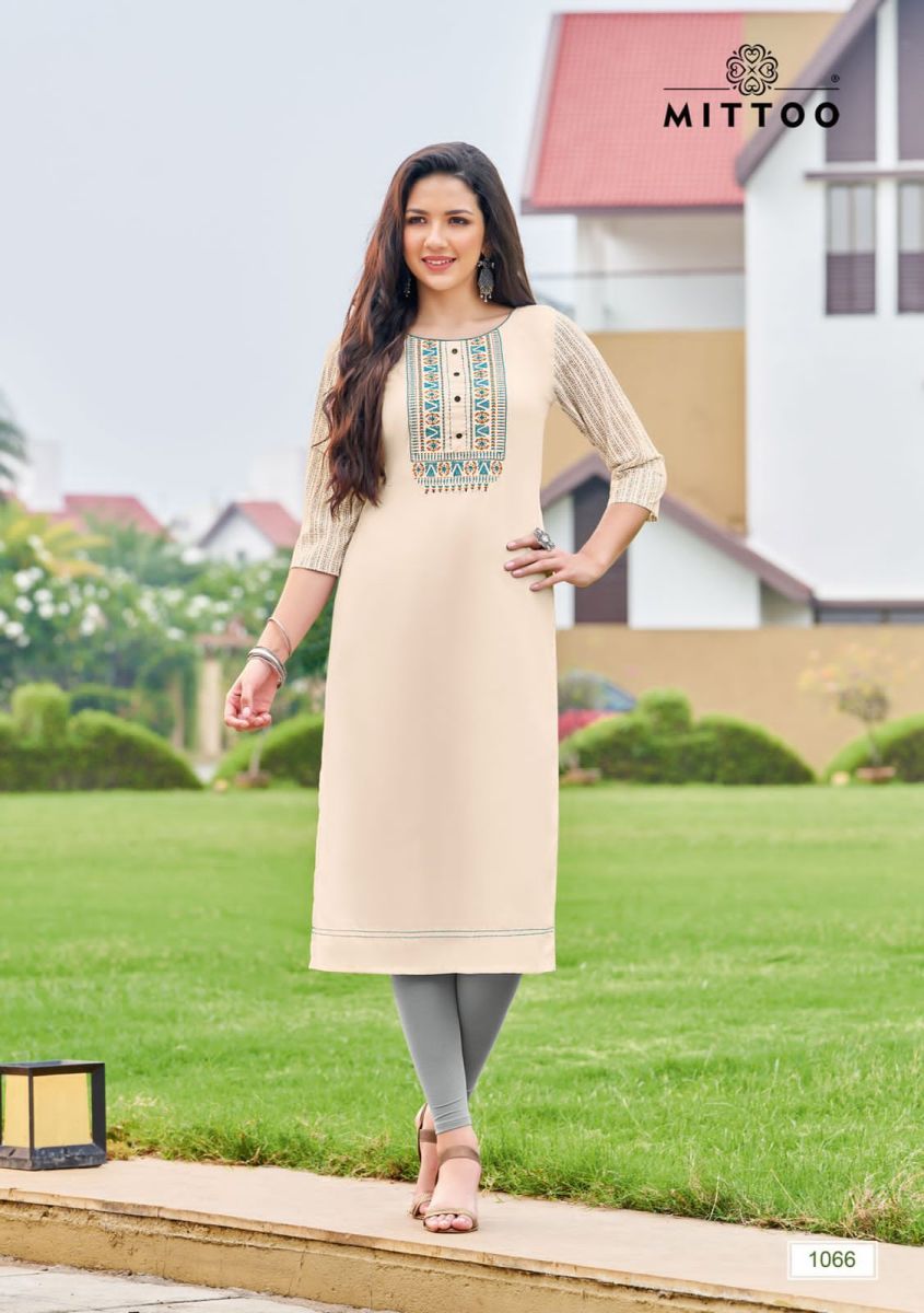 Mittoo Prince Vol 2 Heavy Rayon Fancy Kurtis Wholesaler Surat