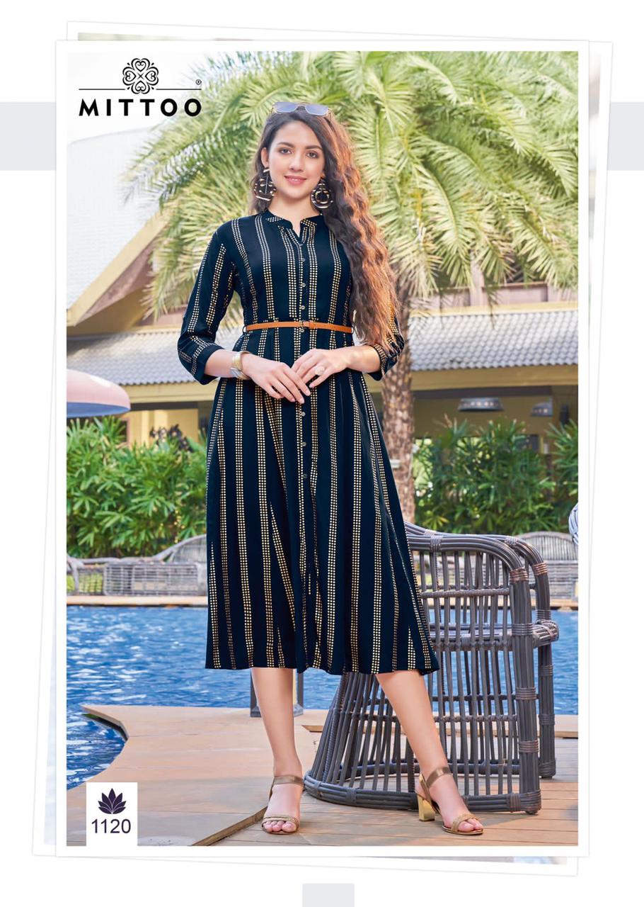 Mittoo Belt Vol 10 Rayon Printed Fancy Belt Style Casual Wear Kurtis Wholesaler Surat