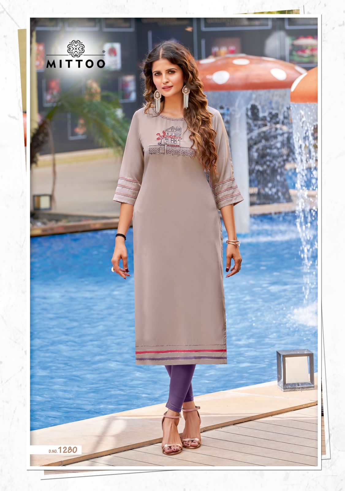Mittoo Palak Vol 32 Rayon Fancy Straight Pattern Kurtis Wholesaler Surat