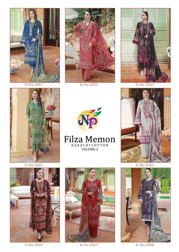 Nand Gopal Filza Memon Vol 2 Cotton Karachi Style Suits Wholesaler Surat