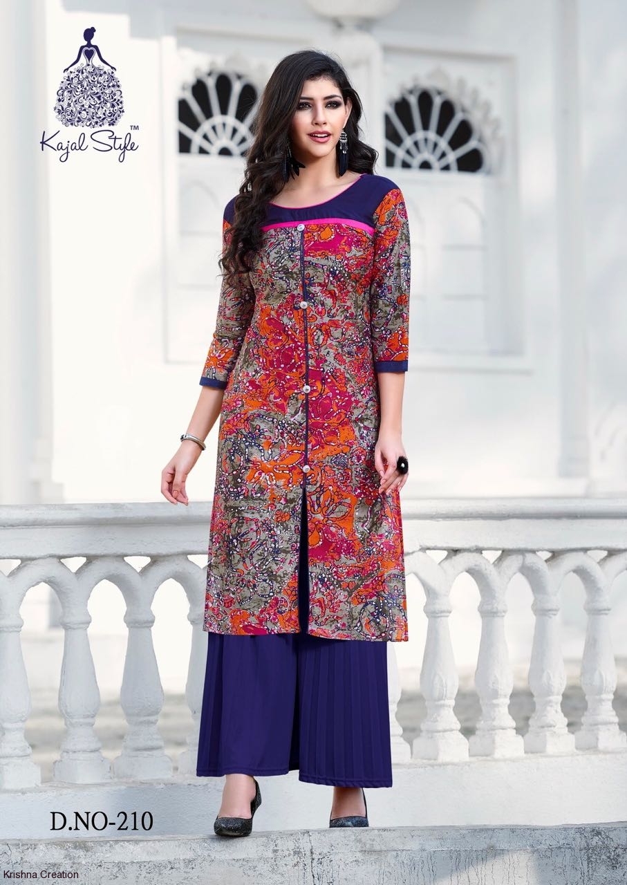 Kajal Style Town Beauty Vol 2 Cotton Printed Kurtis Wholesaler Surat