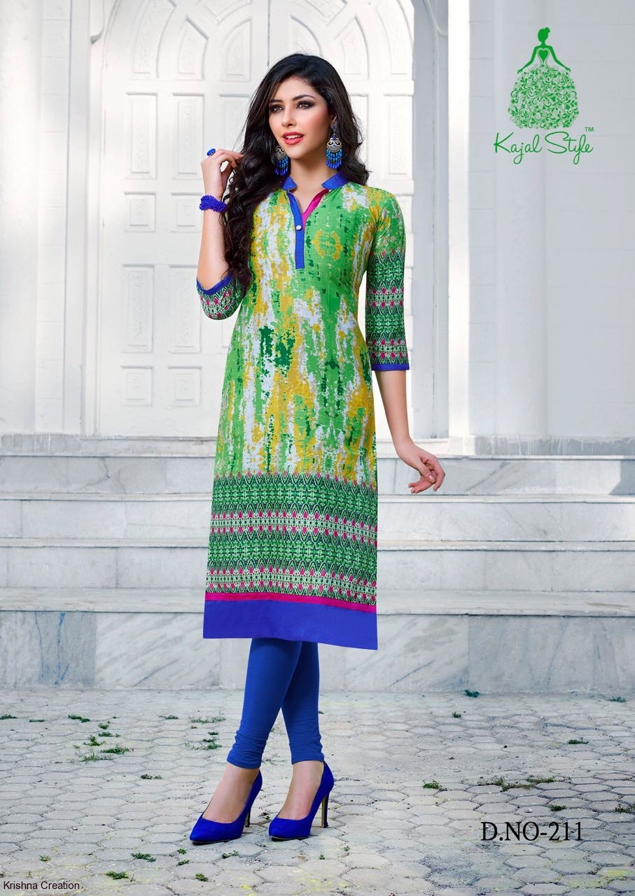 Kajal Style Town Beauty Vol 2 Cotton Printed Kurtis Wholesaler Surat