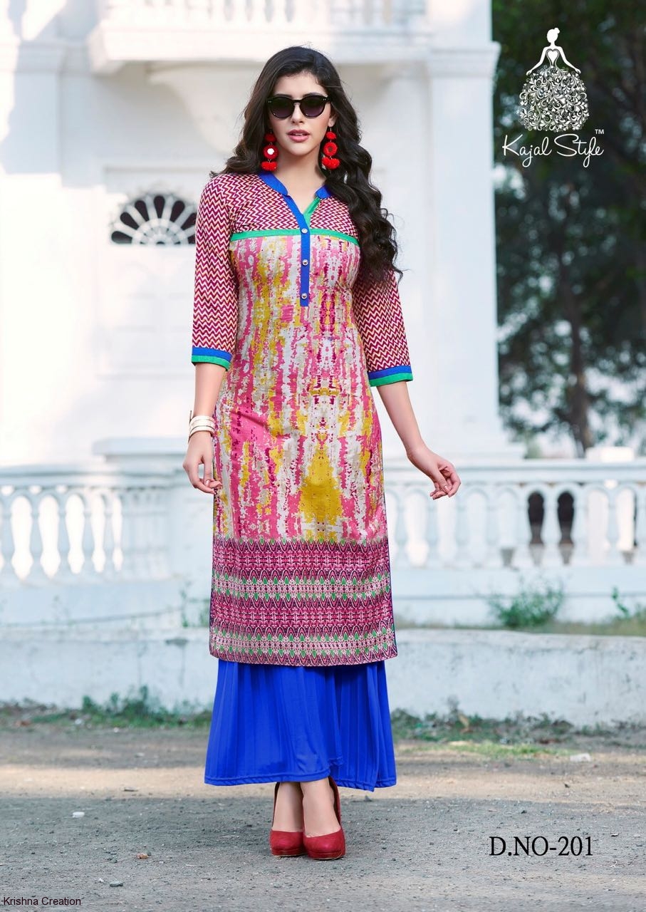 Kajal Style Town Beauty Vol 2 Cotton Printed Kurtis Wholesaler Surat