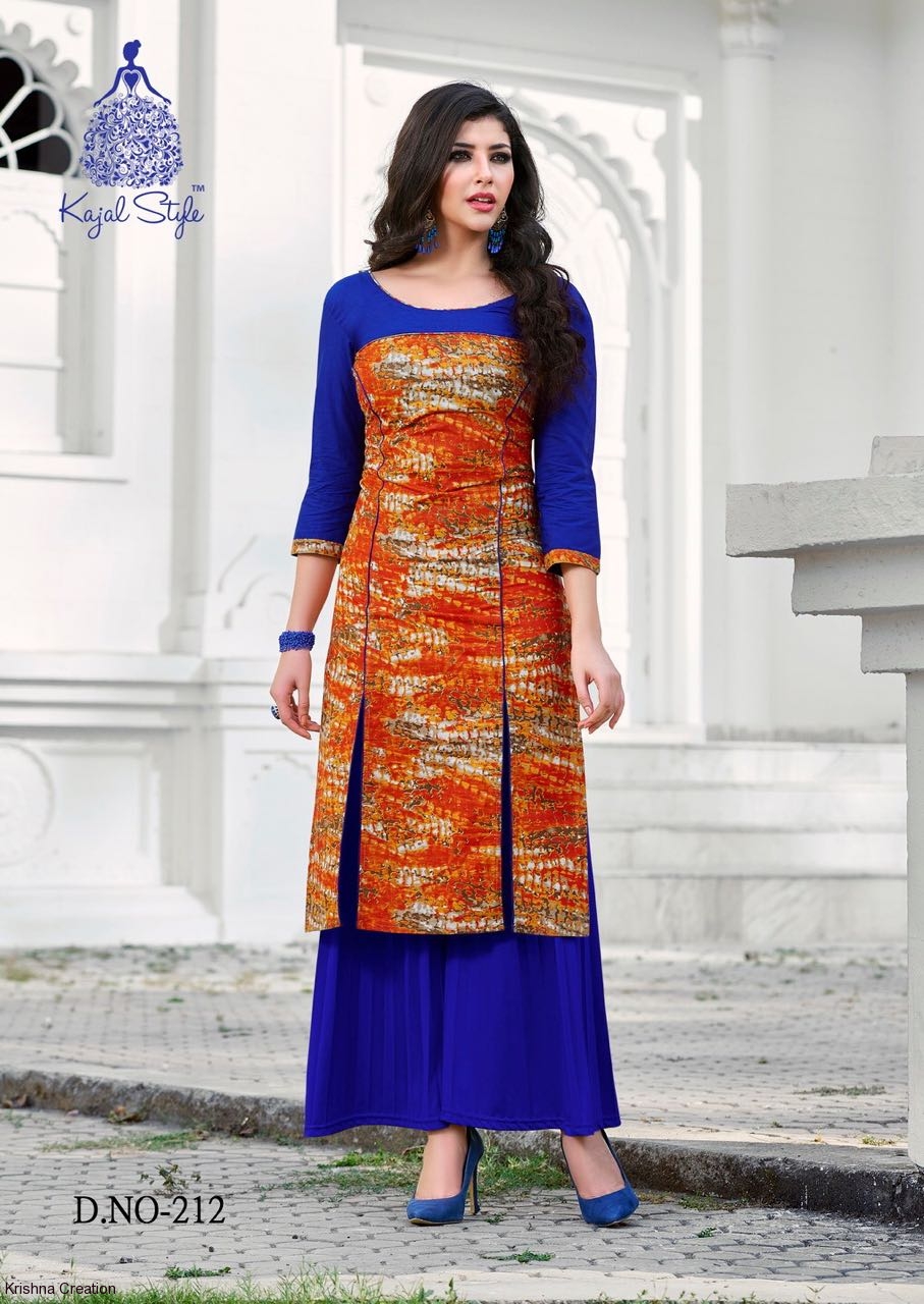 Kajal Style Town Beauty Vol 2 Cotton Printed Kurtis Wholesaler Surat