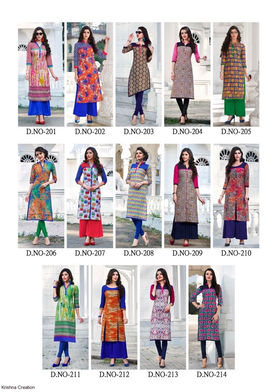 Kajal Style Town Beauty Vol 2 Cotton Printed Kurtis Wholesaler Surat