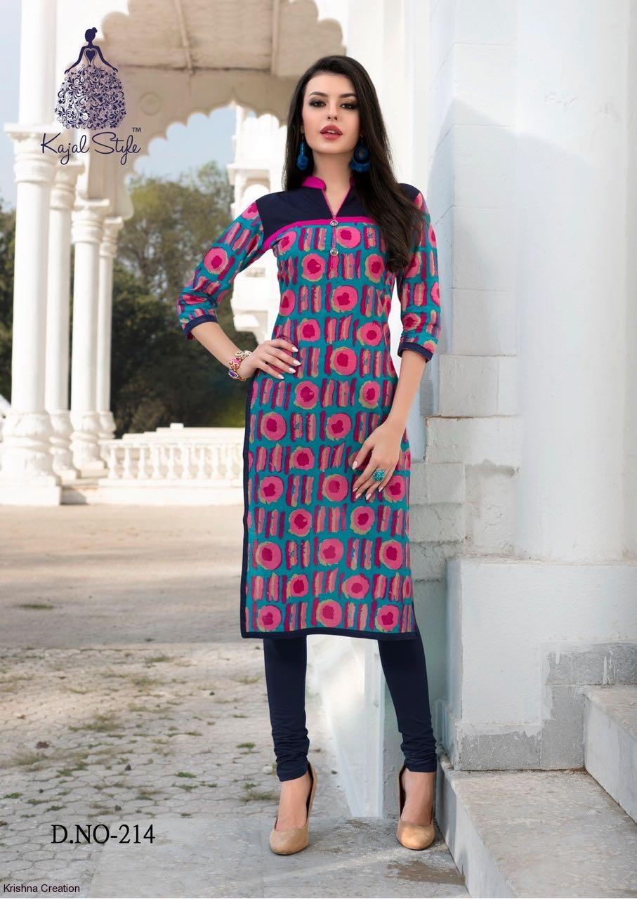 Kajal Style Town Beauty Vol 2 Cotton Printed Kurtis Wholesaler Surat