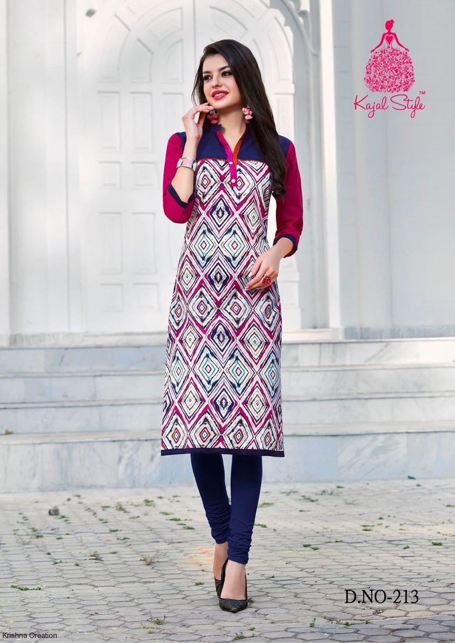 Kajal Style Town Beauty Vol 2 Cotton Printed Kurtis Wholesaler Surat