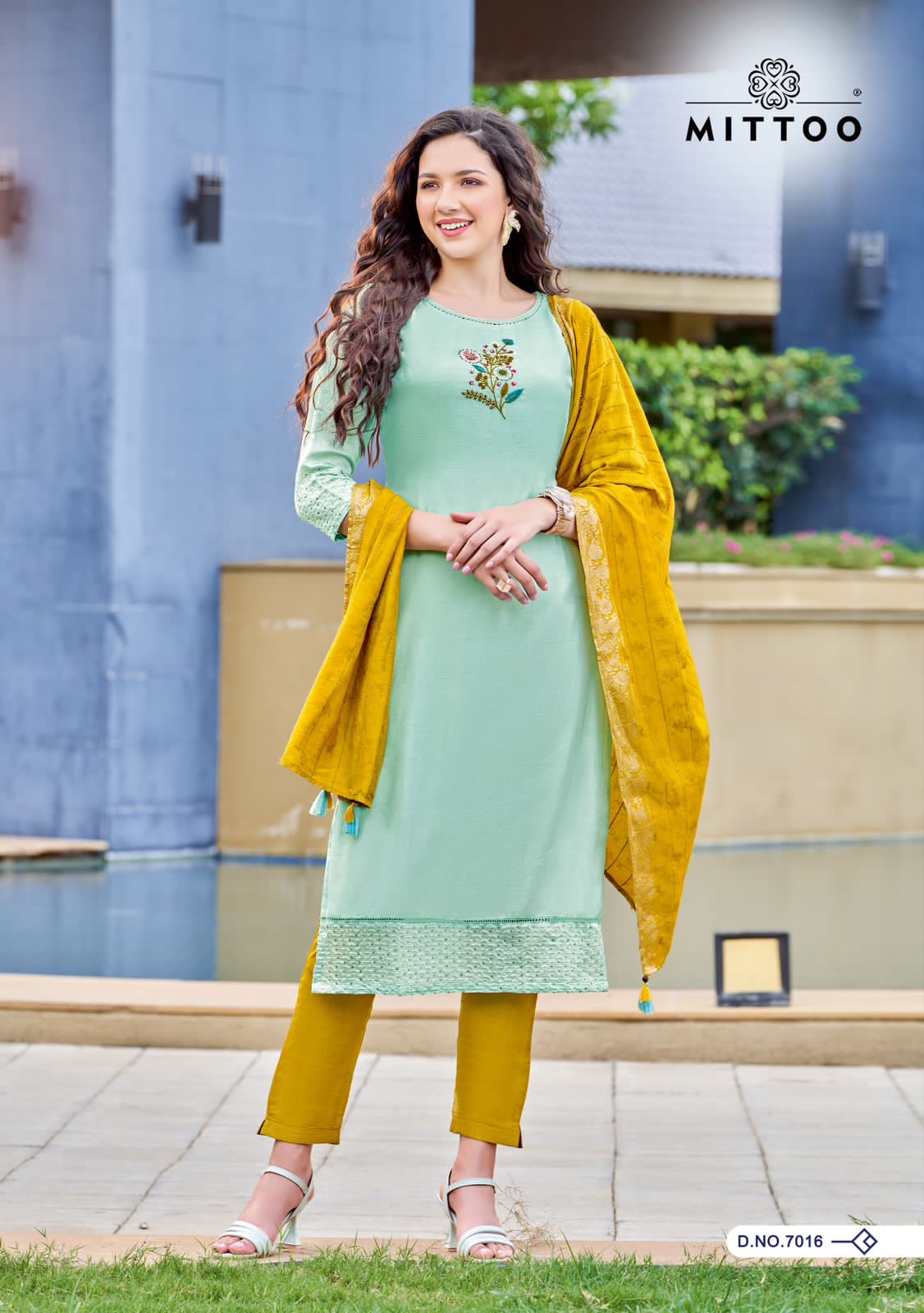 Mitto Life Style Vol 2 Kurti Pant Dupatta 3 Piece Pair At Very Best Online Price Surat Dealer