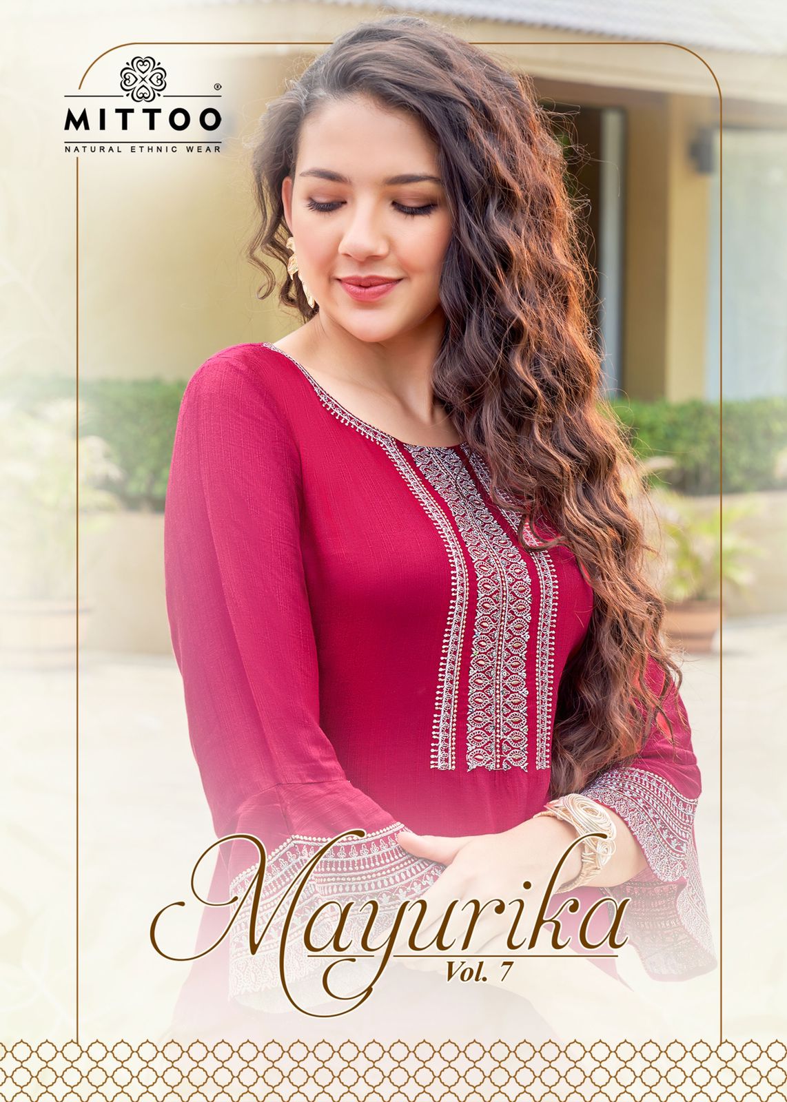 Mittoo Presents Mayurika Vol 7 Fancy Hand Work Designer Kurti Wholesaler Surat