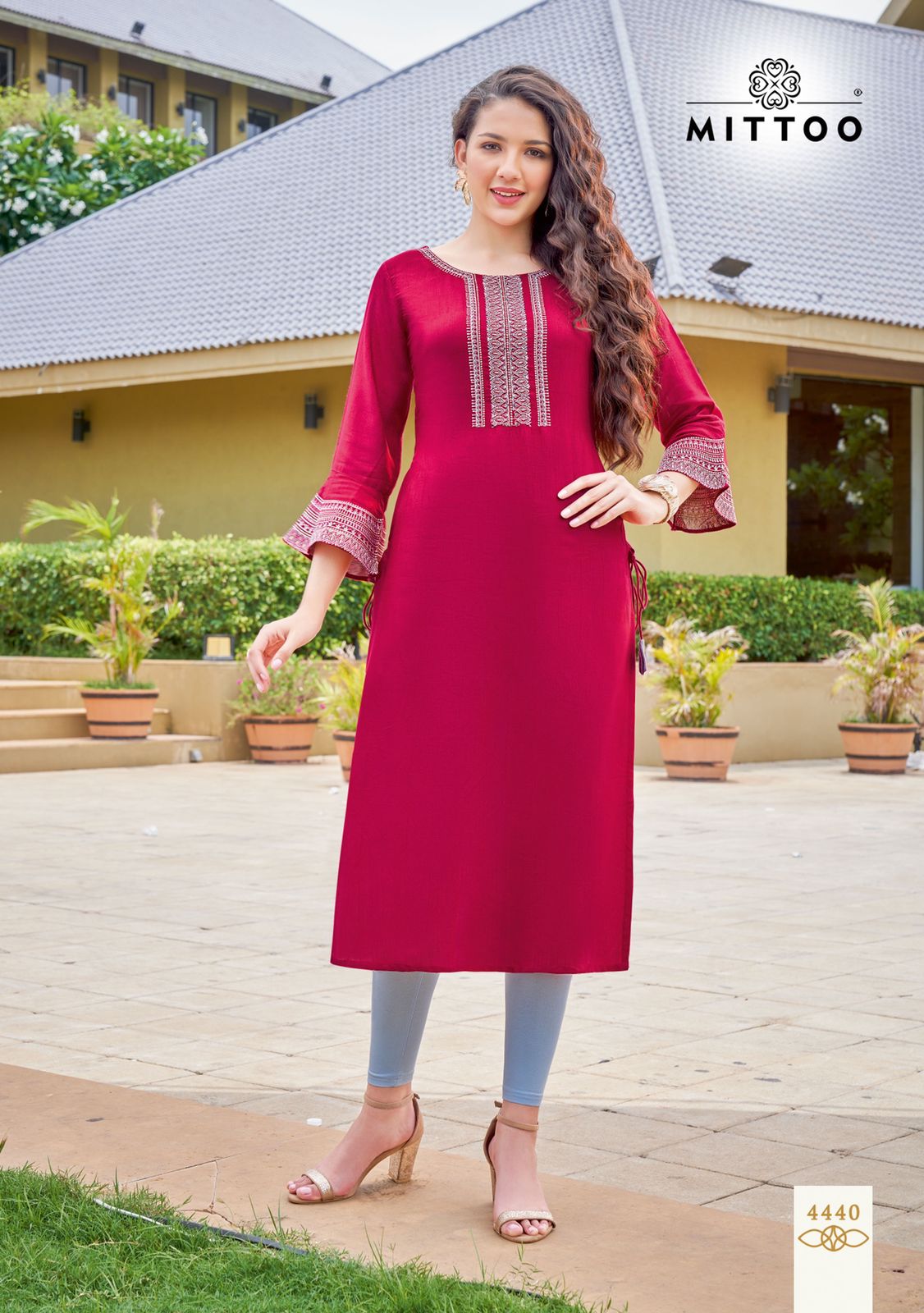 Mittoo Presents Mayurika Vol 7 Fancy Hand Work Designer Kurti Wholesaler Surat