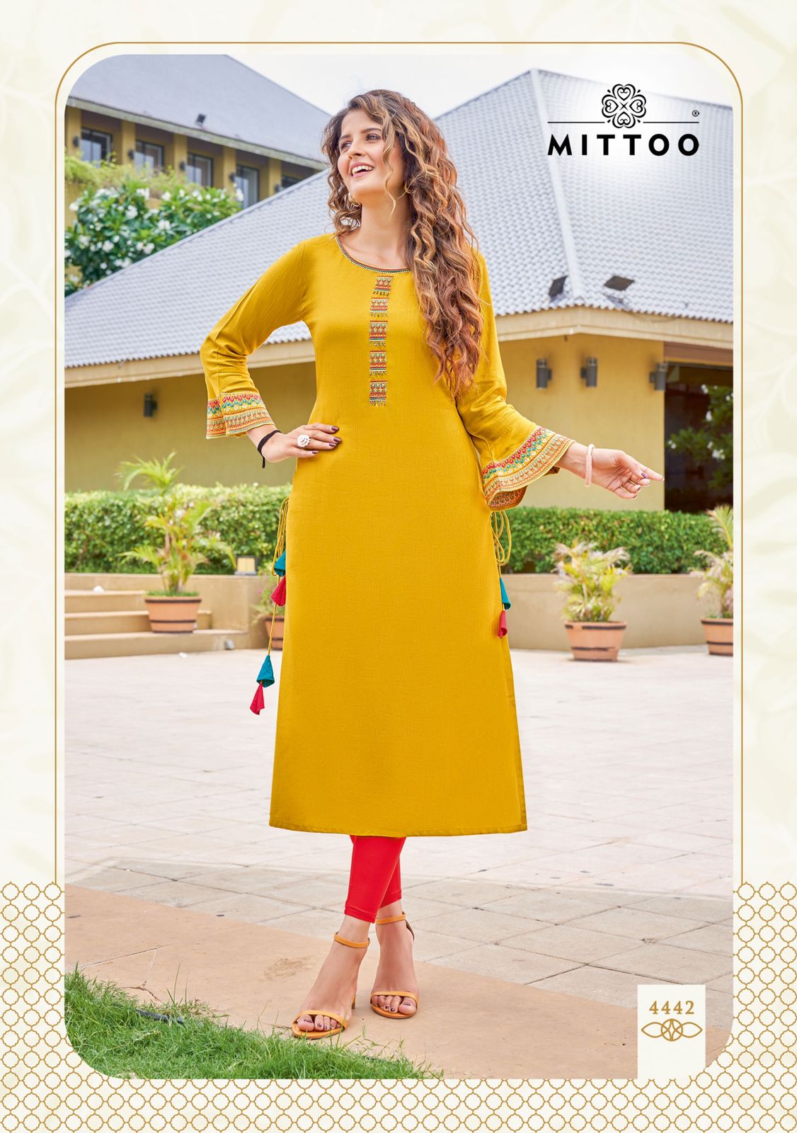 Mittoo Presents Mayurika Vol 7 Fancy Hand Work Designer Kurti Wholesaler Surat