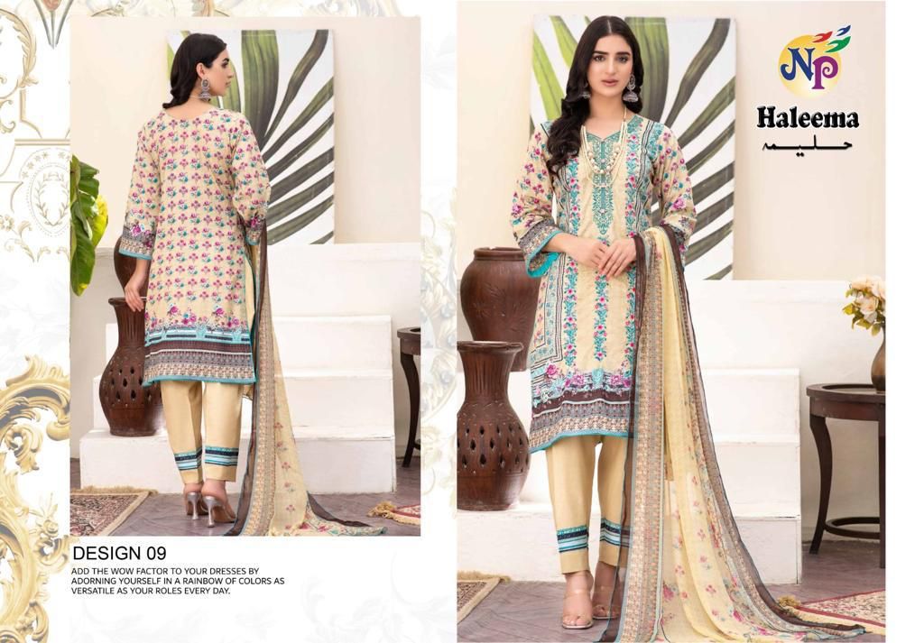 Nand Gopal Haleema Lawn Cotton Print With Embroidery Work Suits Wholesaler Surat