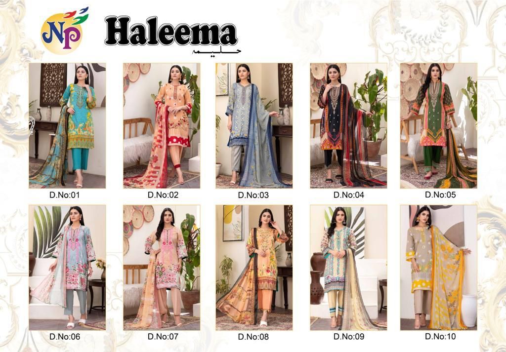 Nand Gopal Haleema Lawn Cotton Print With Embroidery Work Suits Wholesaler Surat