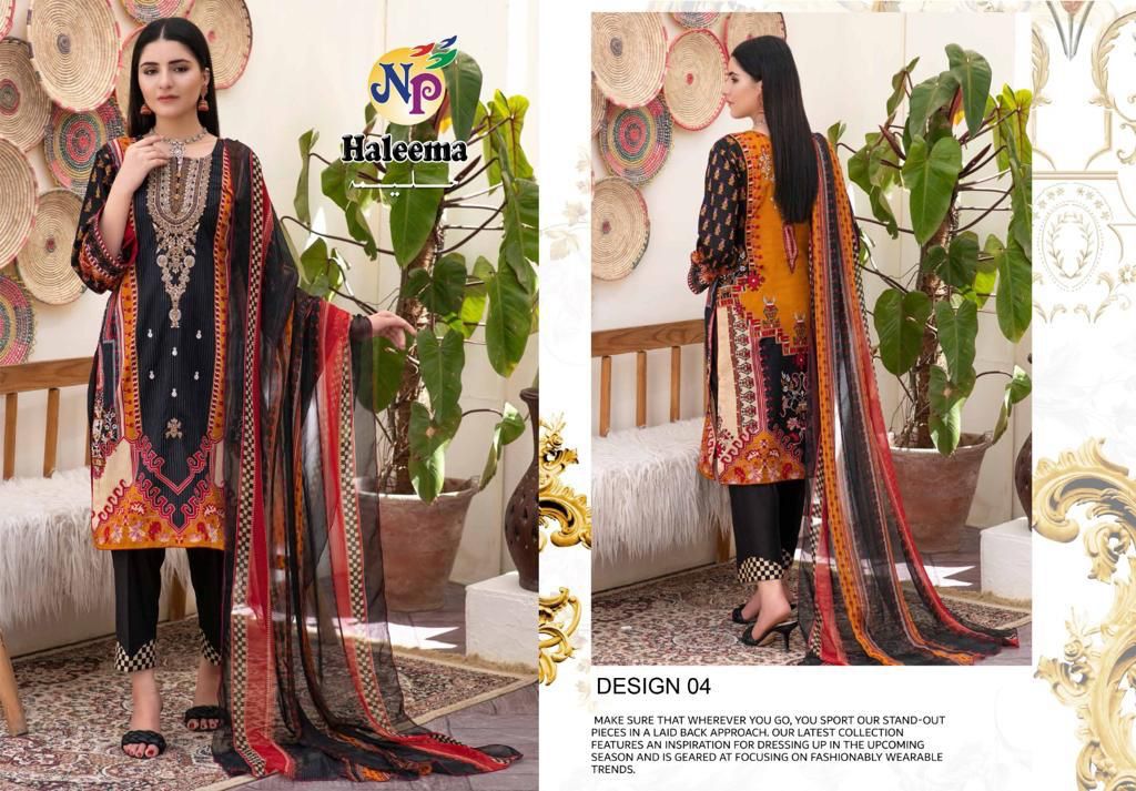 Nand Gopal Haleema Lawn Cotton Print With Embroidery Work Suits Wholesaler Surat