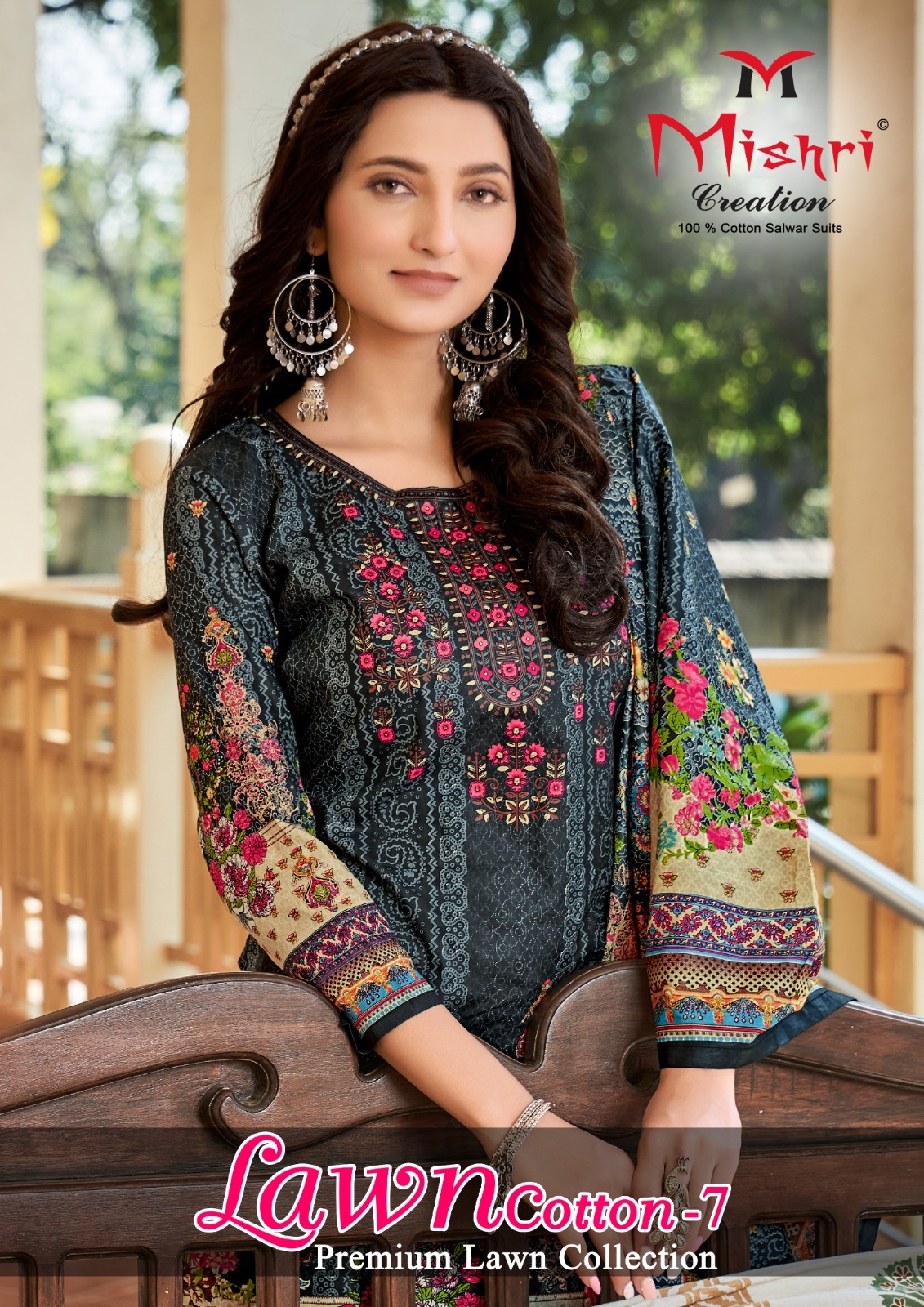 Mishri Creation Lawn Cotton Vol 7 Cotton Karachi Style Print Suits Wholesaler Surat