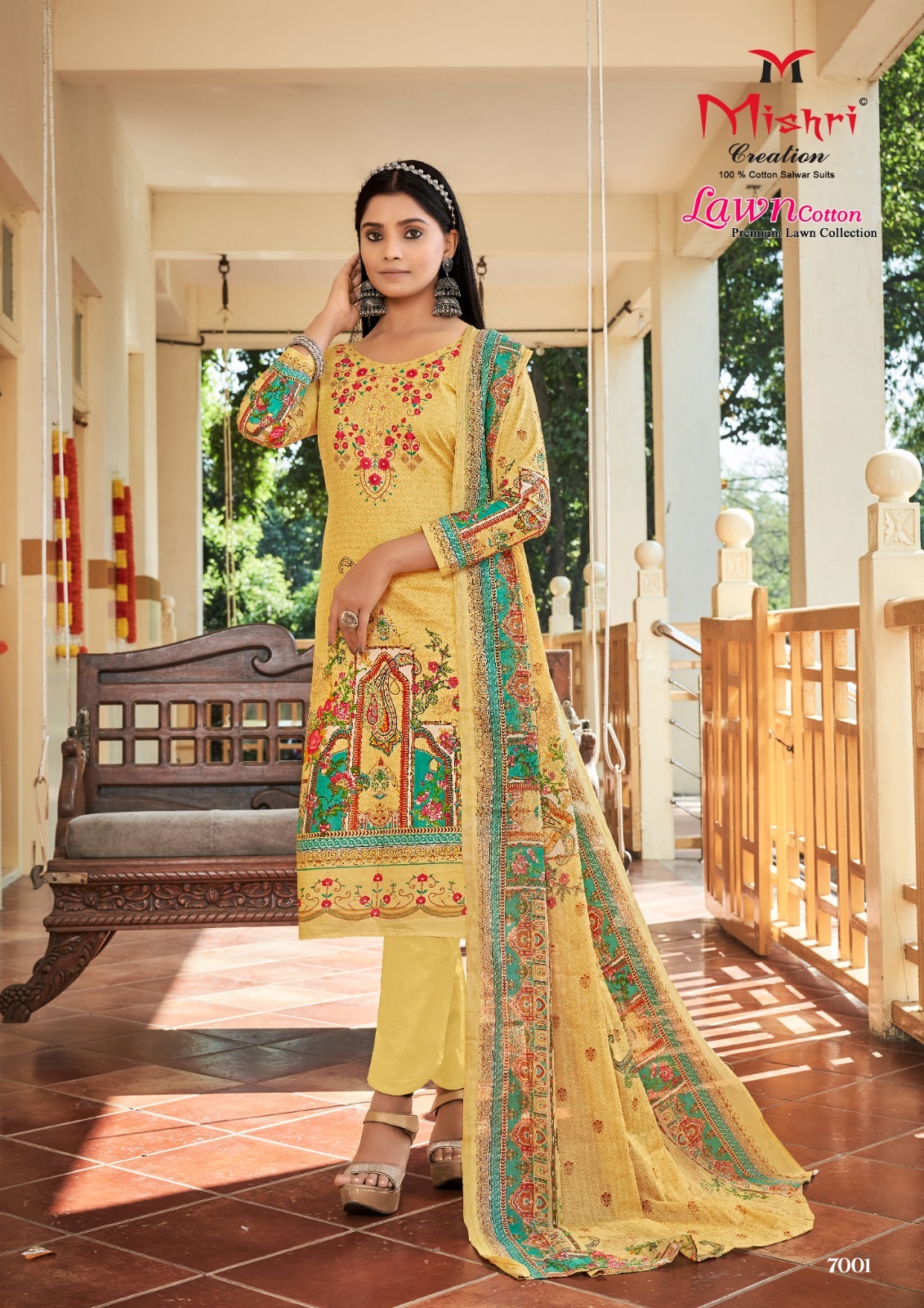 Mishri Creation Lawn Cotton Vol 7 Cotton Karachi Style Print Suits Wholesaler Surat