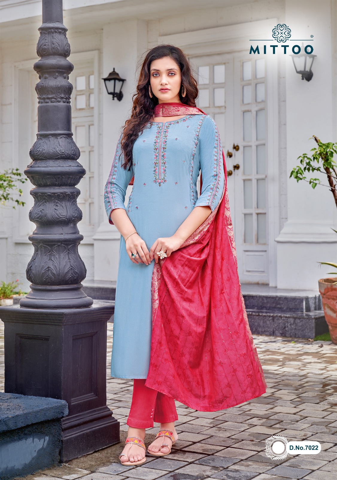 Mittoo Lifestyle Vol 3 Viscose Weaving With Fancy Designer Ready Made Suits Wholesaler Surat