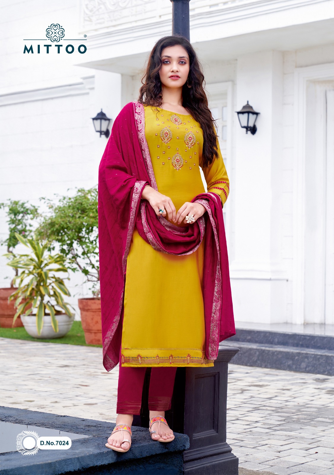 Mittoo Lifestyle Vol 3 Viscose Weaving With Fancy Designer Ready Made Suits Wholesaler Surat