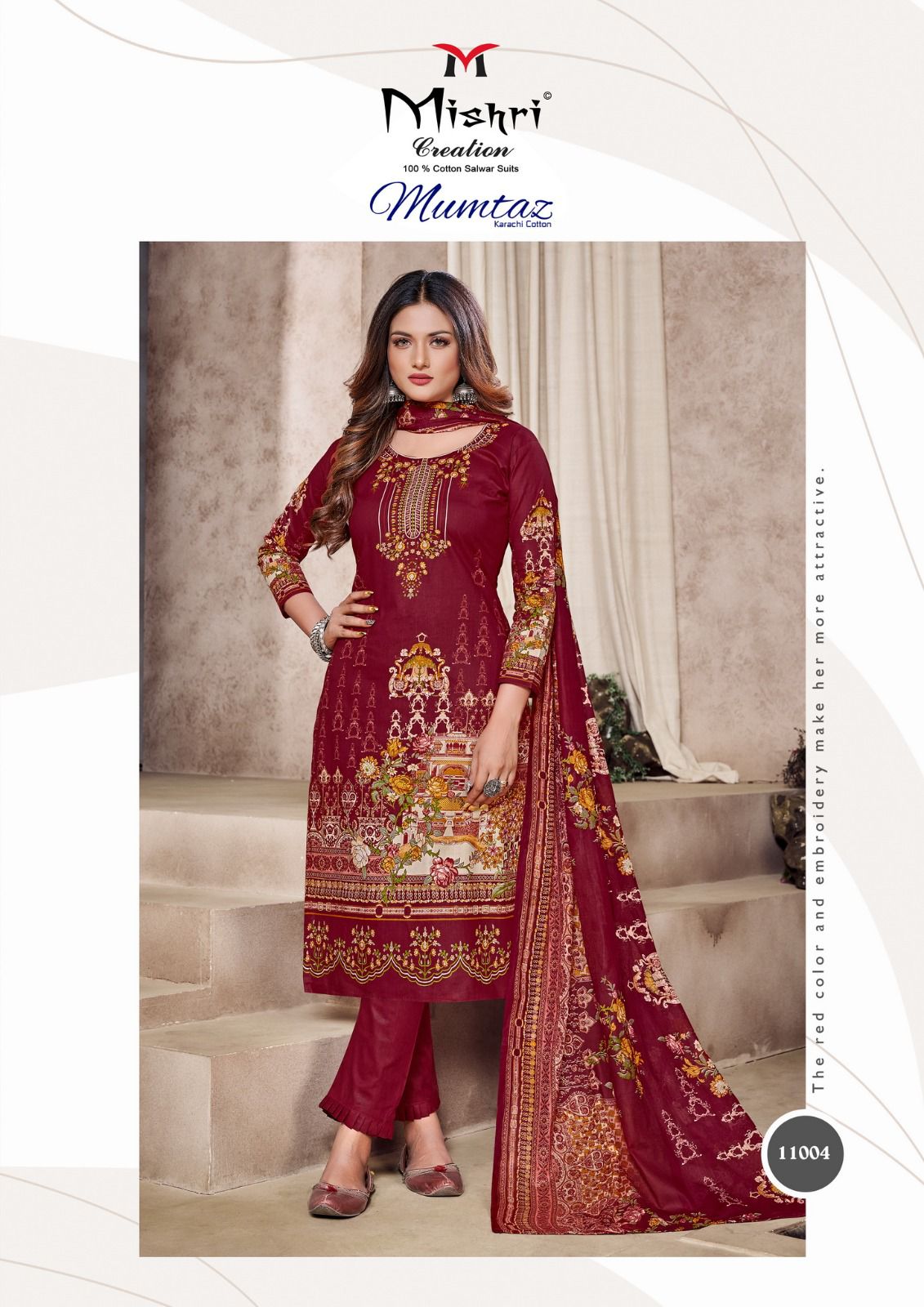 Mishri Creation Mumtaz Vol 11 Cotton Karachi Style Print Suits Wholesaler Surat