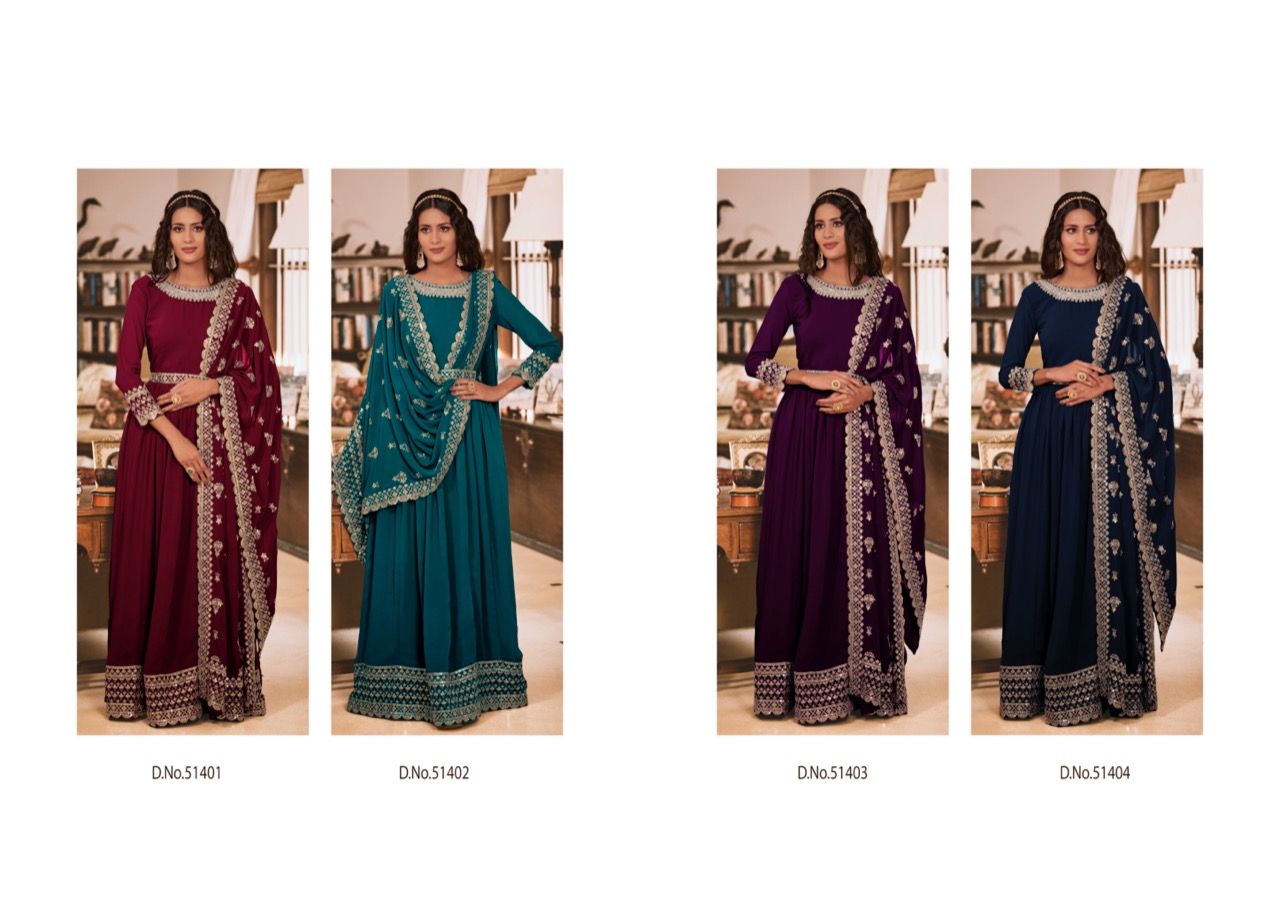 Fiona Pakiza Georgette Beautiful Embroidery Designer Suits Wholesaler Surat