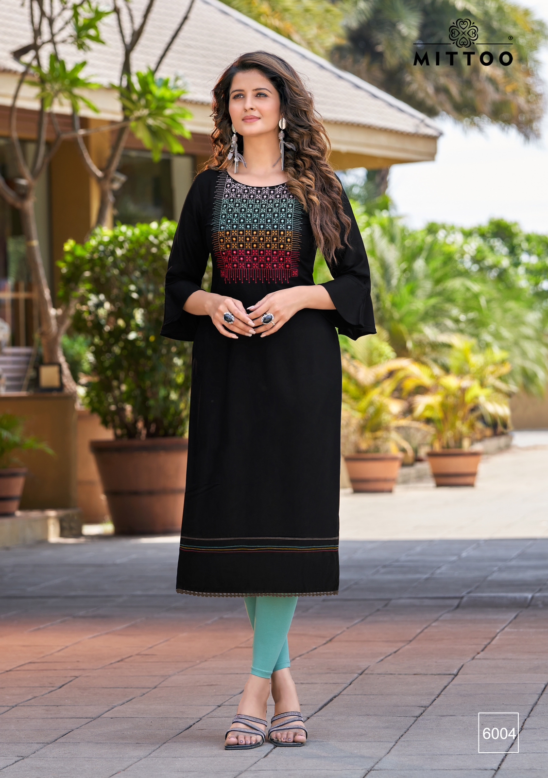 Mittoo Rihana Rayon Fancy Designer Straight Pattern Kurtis Wholesaler Surat
