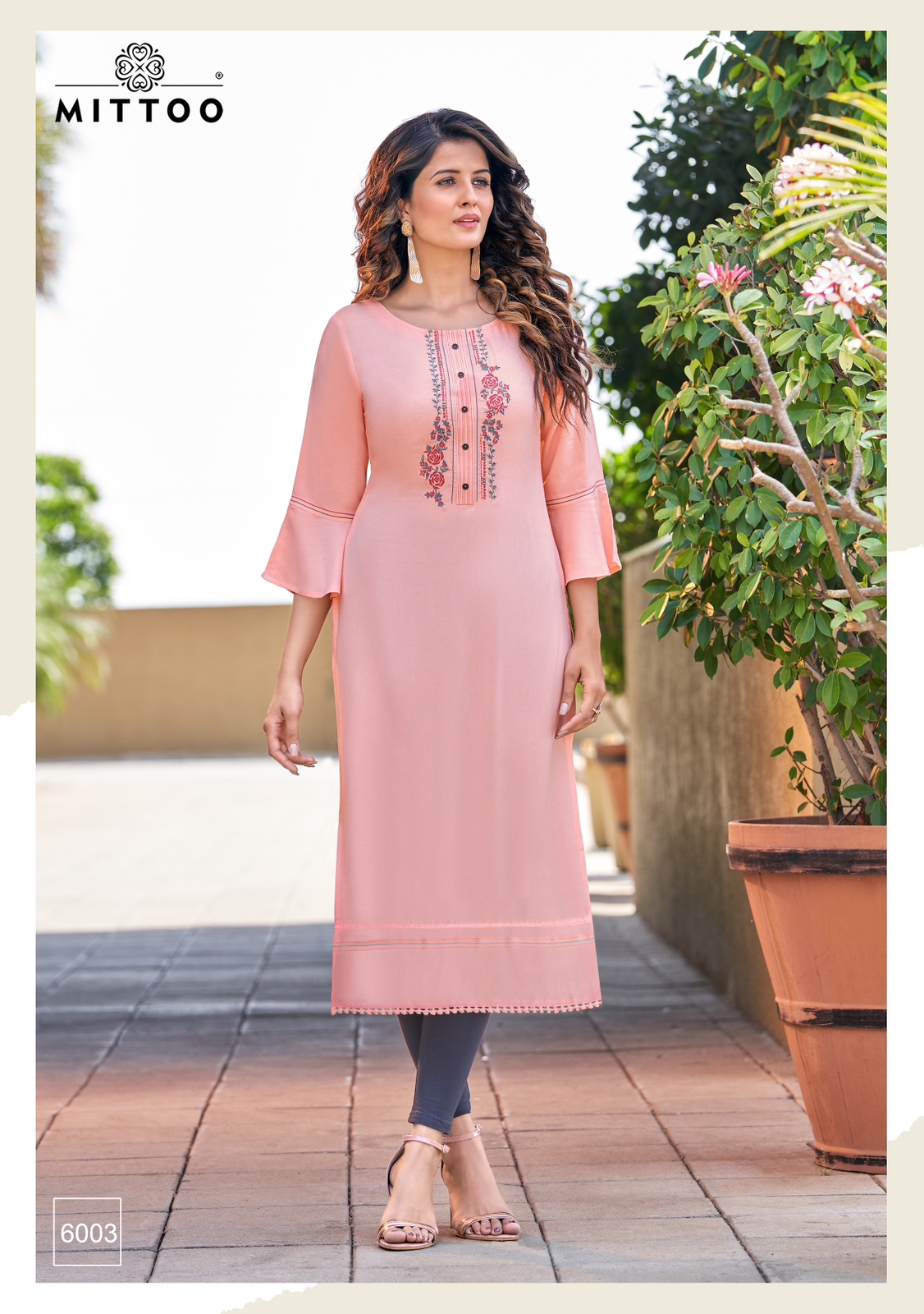 Mittoo Rihana Rayon Fancy Designer Straight Pattern Kurtis Wholesaler Surat