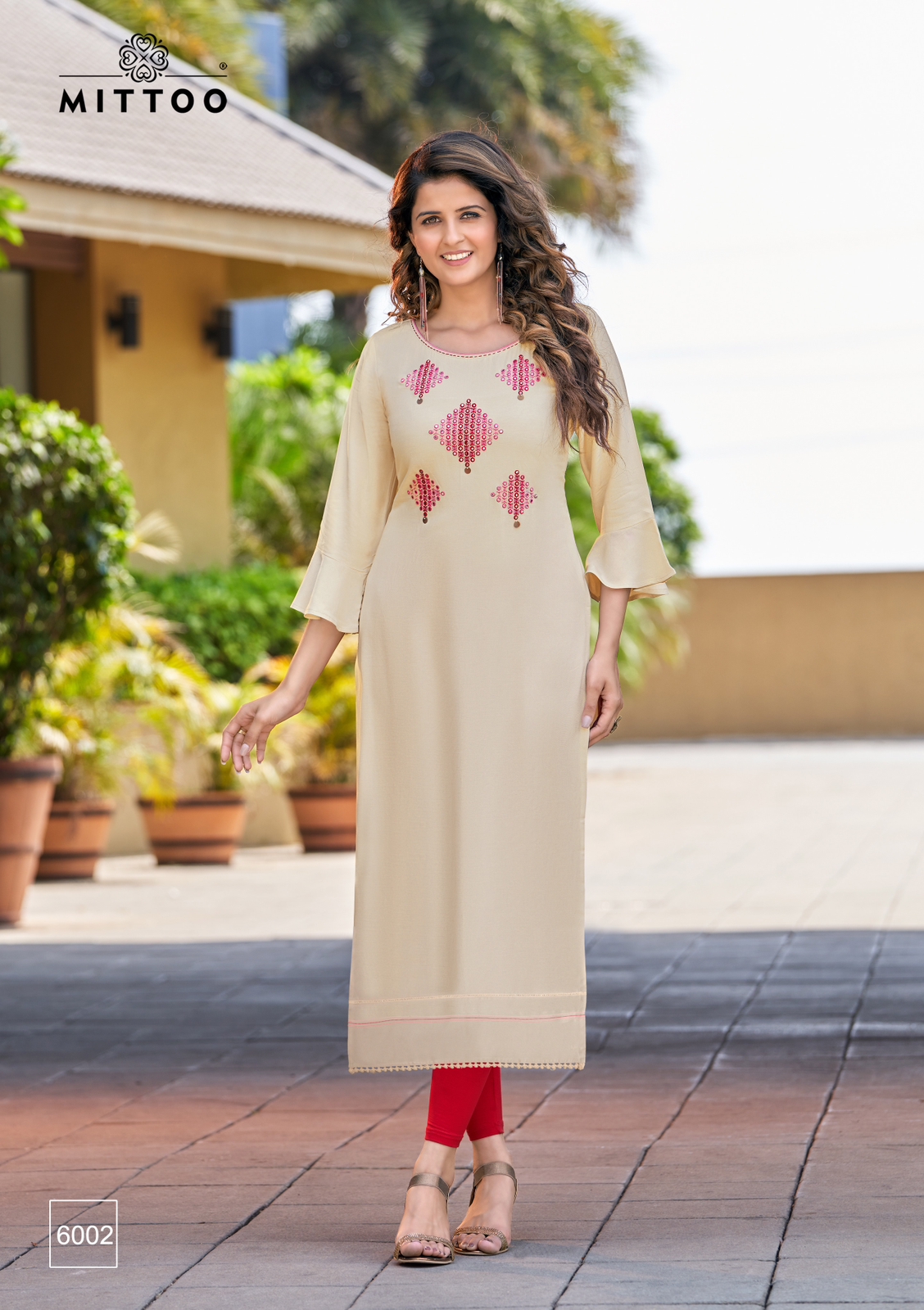 Mittoo Rihana Rayon Fancy Designer Straight Pattern Kurtis Wholesaler Surat