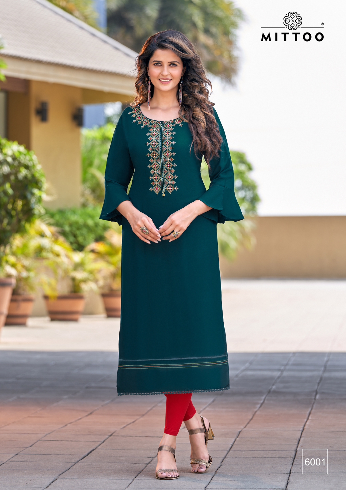 Mittoo Rihana Rayon Fancy Designer Straight Pattern Kurtis Wholesaler Surat