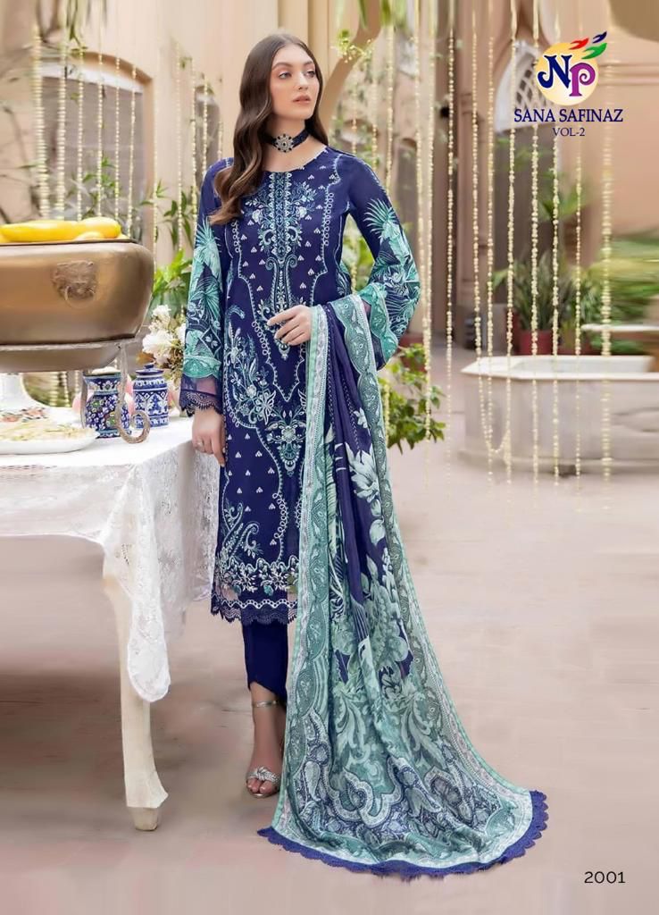 Nand Gopal Sana Safinaz Vol 2 Pure Cotton Karachi Printed Suit Wholesale Dealer Surat