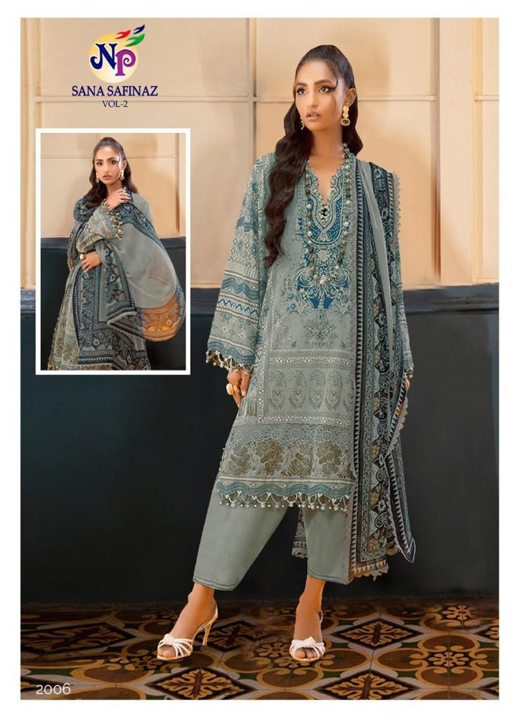 Nand Gopal Sana Safinaz Vol 2 Pure Cotton Karachi Printed Suit Wholesale Dealer Surat