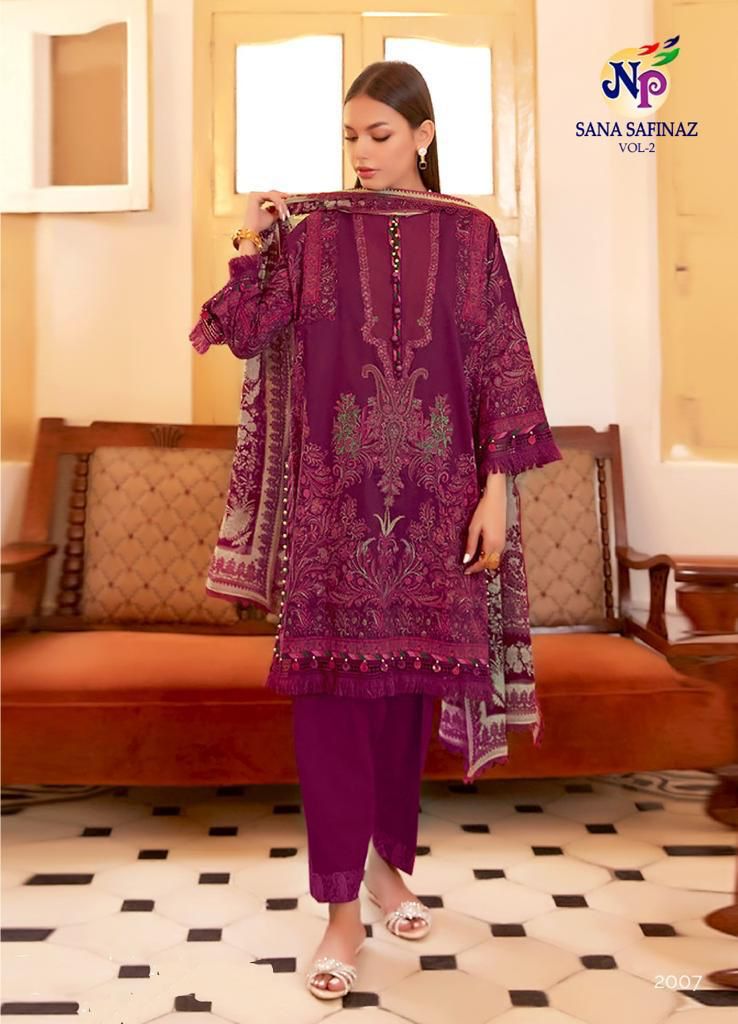 Nand Gopal Sana Safinaz Vol 2 Pure Cotton Karachi Printed Suit Wholesale Dealer Surat