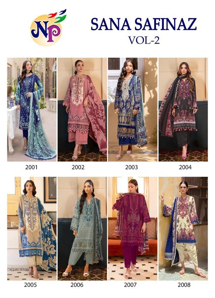 Nand Gopal Sana Safinaz Vol 2 Pure Cotton Karachi Printed Suit Wholesale Dealer Surat