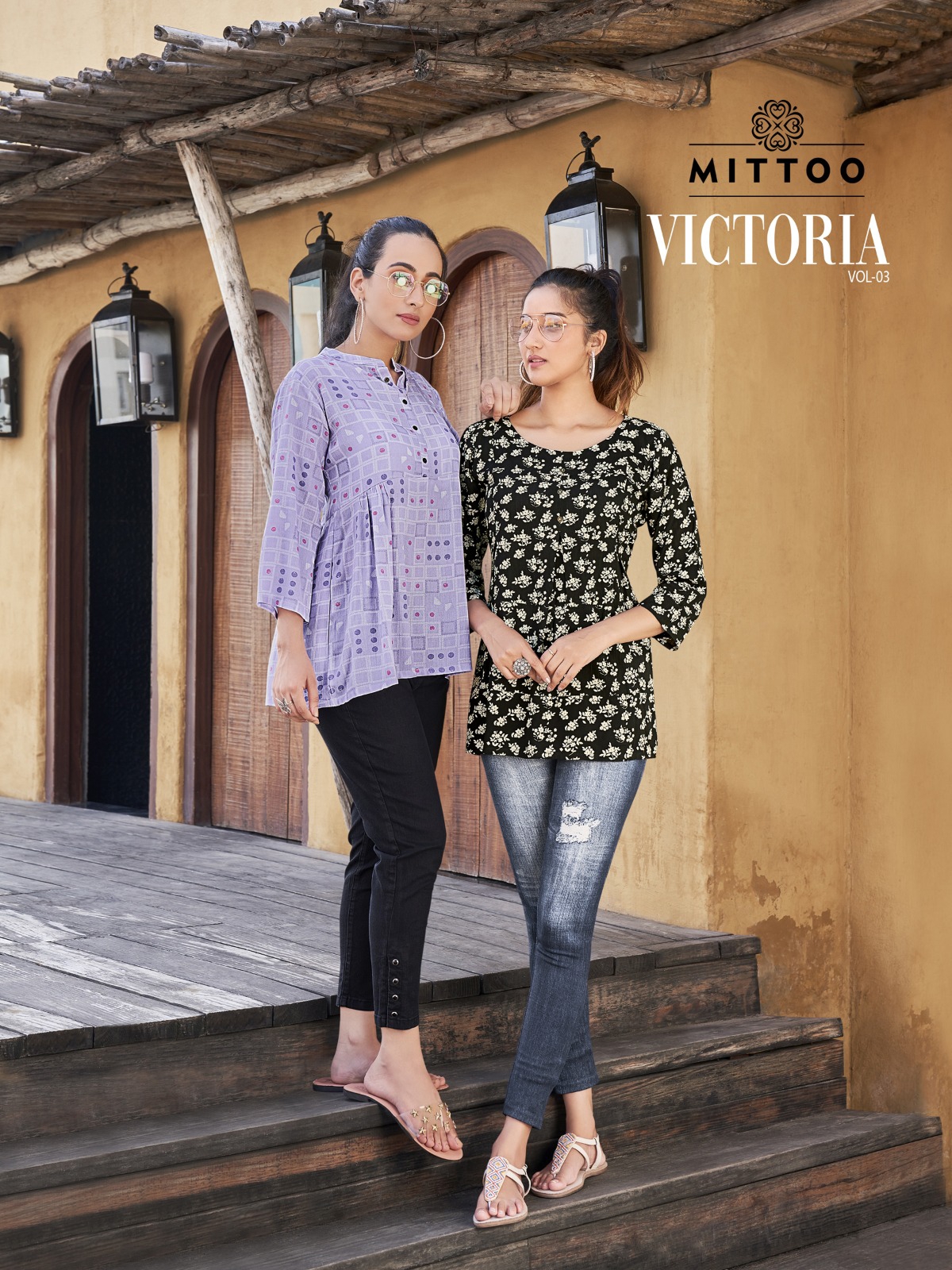 Mittoo Victoria Vol 3 Rayon Print Fancy Casual Wear Tops Wholesaler Surat