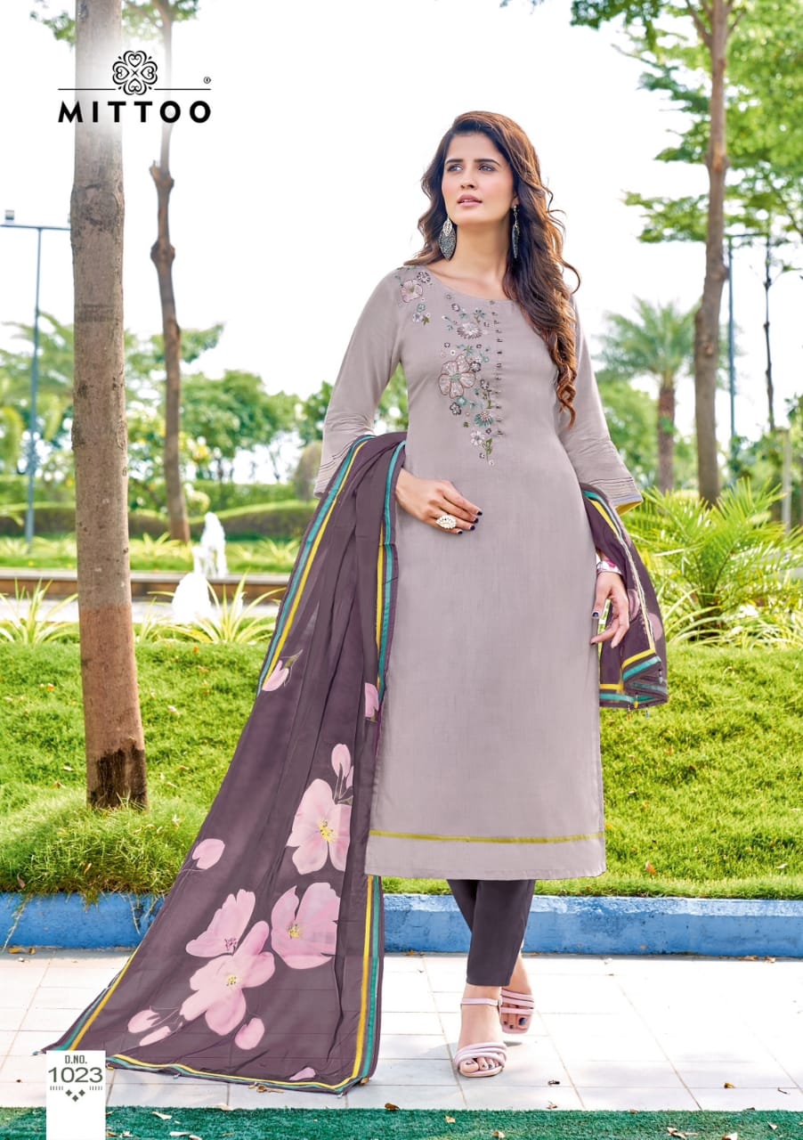 Mittoo Shringar Vol 8 Viscose Fancy Hand Work Designer Kurti Combo Set Wholesaler Surat