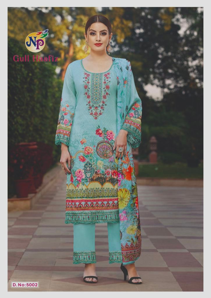 Nand Gopal Gull Haafiz Vol 5 Pure Cotton Printed Salwar Suits Wholesaler Surat