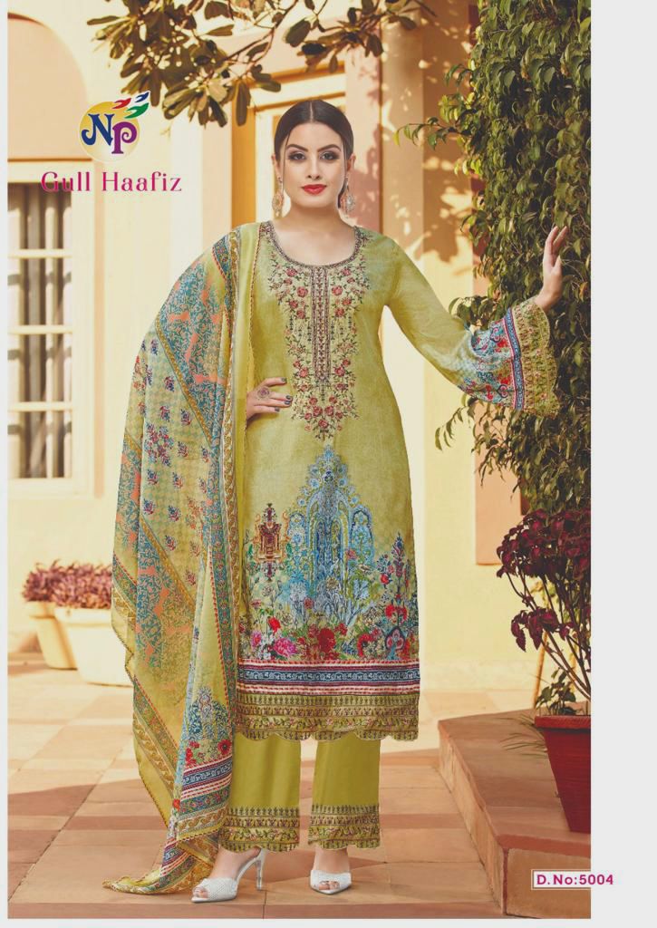 Nand Gopal Gull Haafiz Vol 5 Pure Cotton Printed Salwar Suits Wholesaler Surat