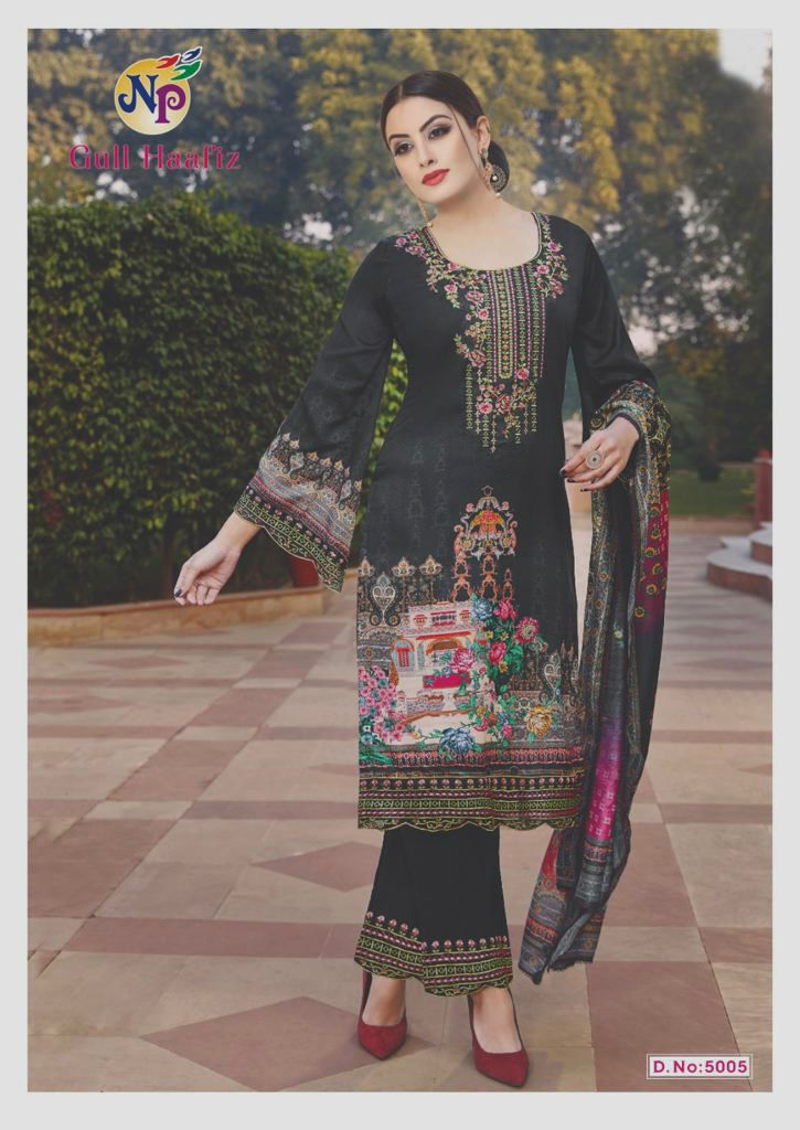 Nand Gopal Gull Haafiz Vol 5 Pure Cotton Printed Salwar Suits Wholesaler Surat