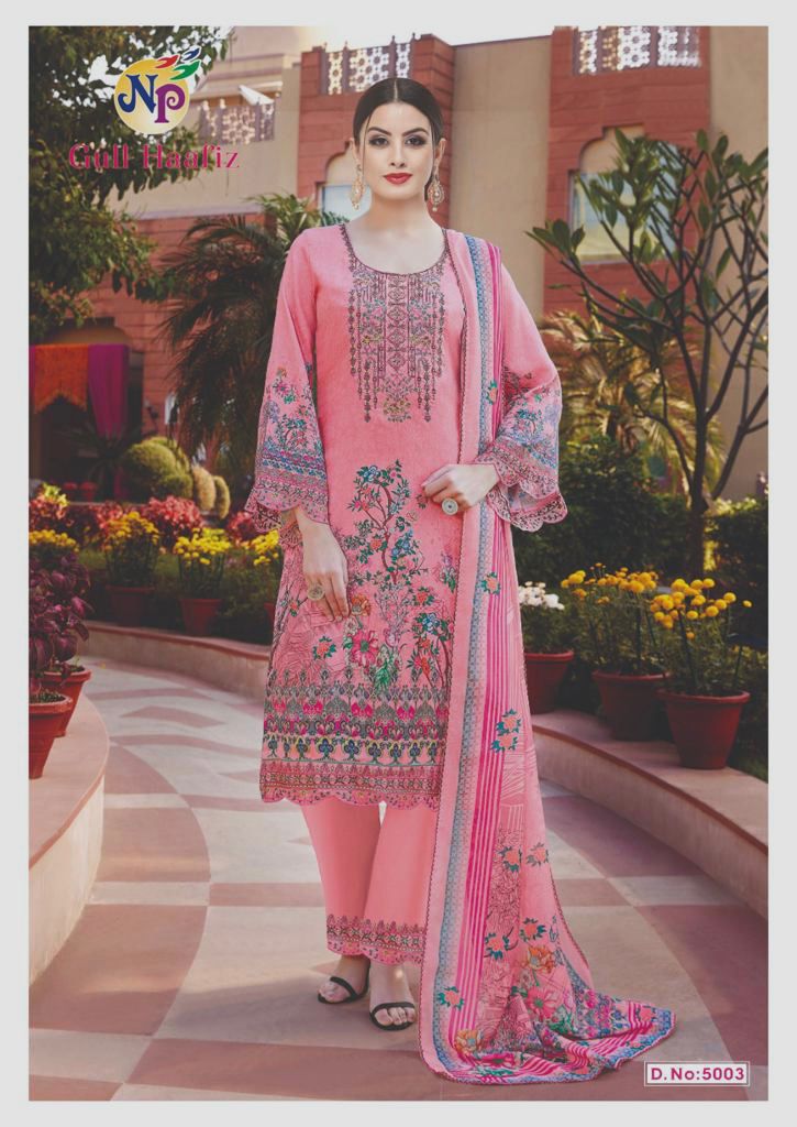 Nand Gopal Gull Haafiz Vol 5 Pure Cotton Printed Salwar Suits Wholesaler Surat