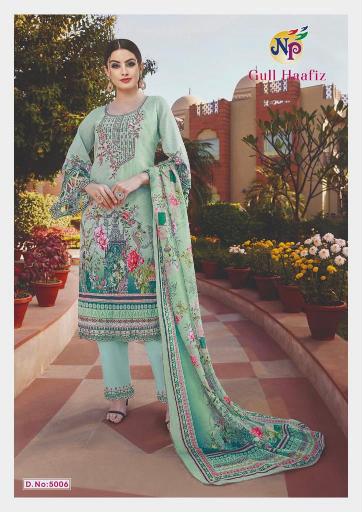 Nand Gopal Gull Haafiz Vol 5 Pure Cotton Printed Salwar Suits Wholesaler Surat