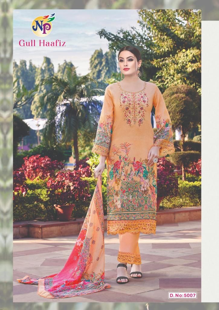 Nand Gopal Gull Haafiz Vol 5 Pure Cotton Printed Salwar Suits Wholesaler Surat