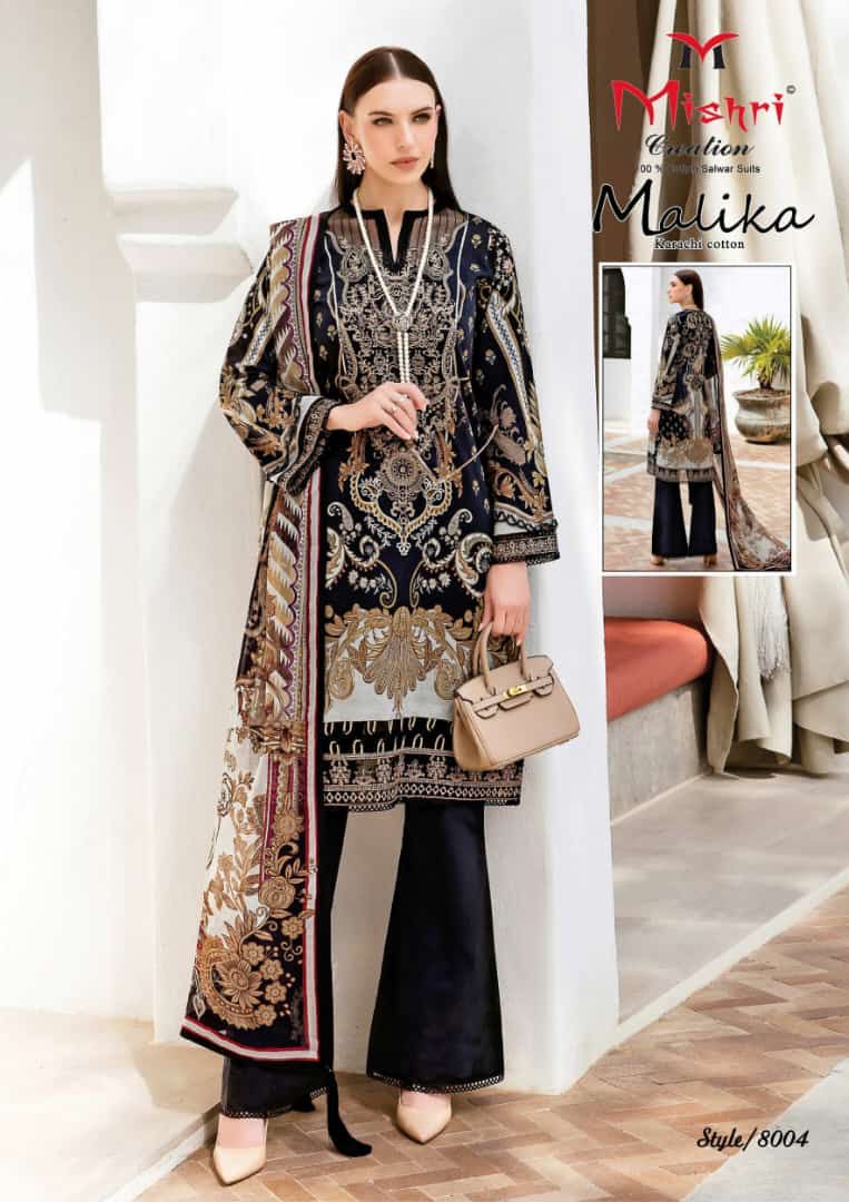 Mishri Creation Mallika Vol 8 Printed Cotton Salwar Suits Wholesaler Surat