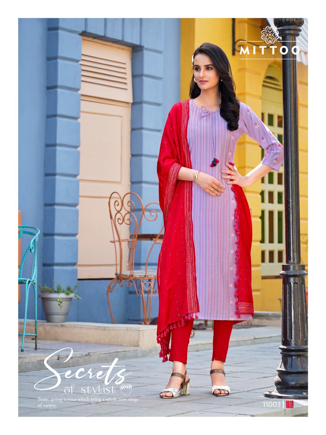 MITTOO SELINA FANCY KURTI COMBO SET 