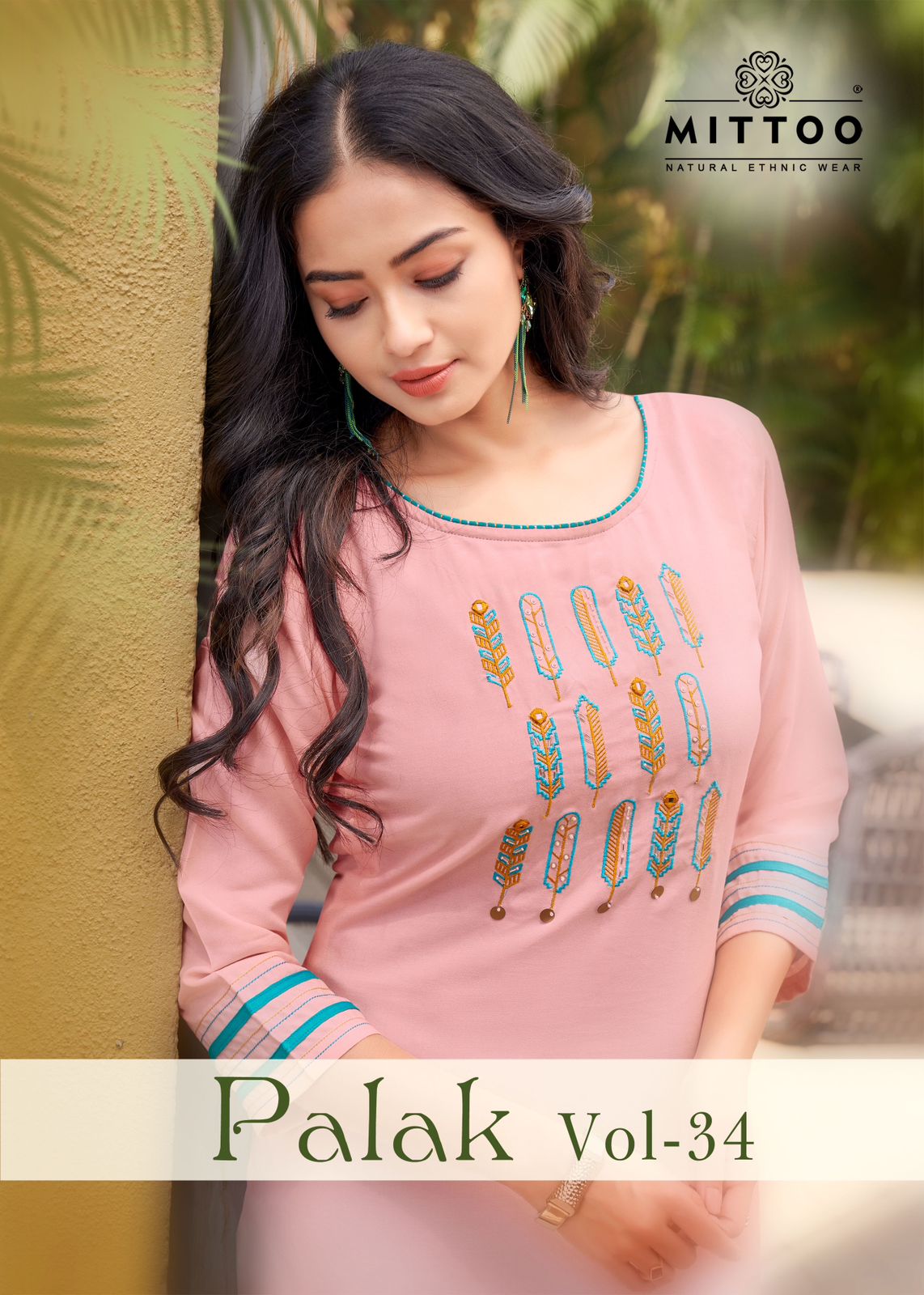 Mittoo Palak Vol 34 Rayon Fancy Designer Straight Kurtis Wholesaler Surat