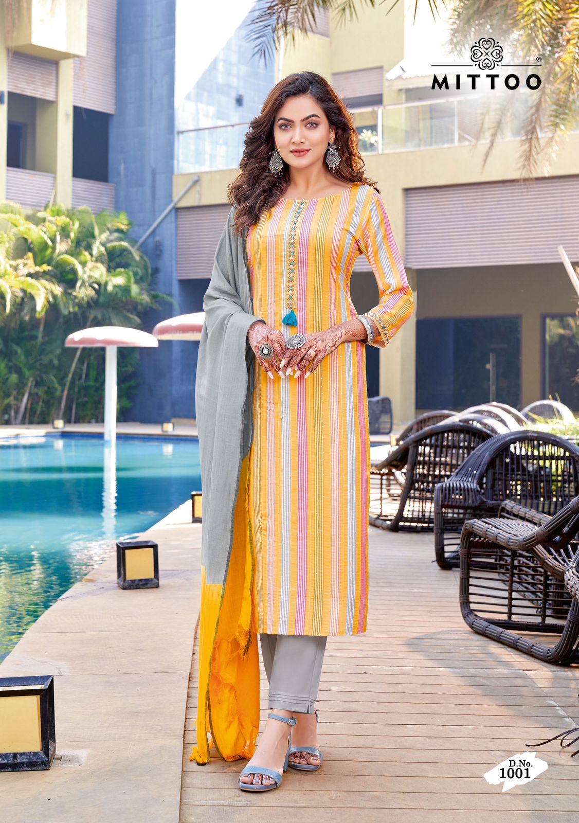 Mittoo Raashi Muslin Digital Print Designer Fancy Kurti Combo Set Wholesaler Surat