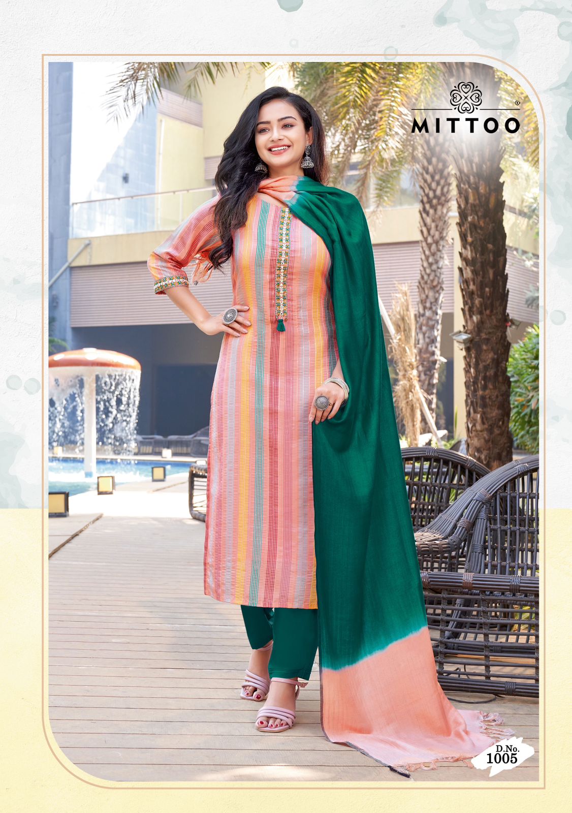Mittoo Raashi Muslin Digital Print Designer Fancy Kurti Combo Set Wholesaler Surat