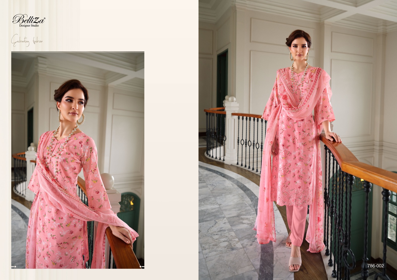 BELLIZA DESIGNER STUDIO FLORENCE LINEN COTTON SUIT
