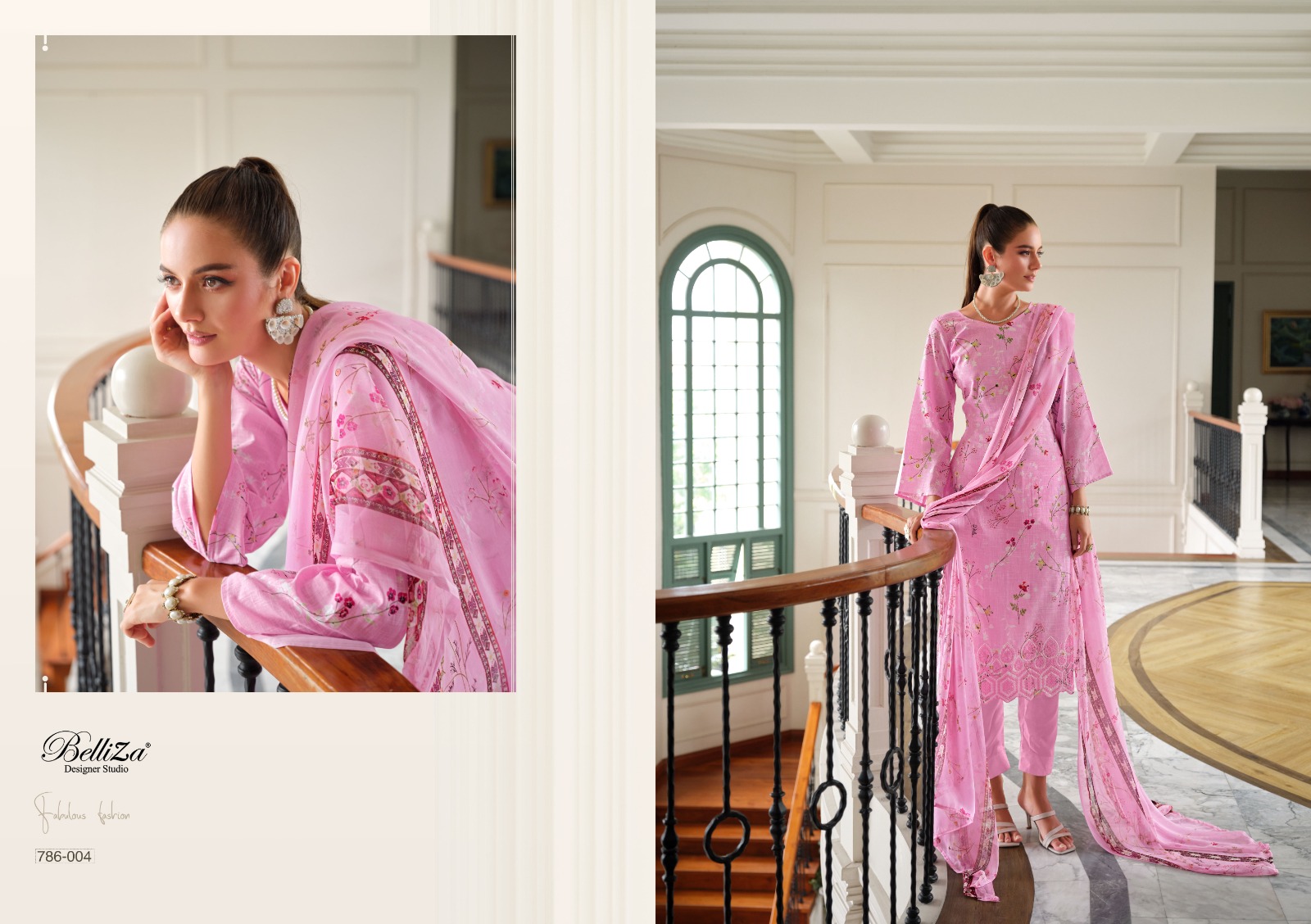 BELLIZA DESIGNER STUDIO FLORENCE LINEN COTTON SUIT