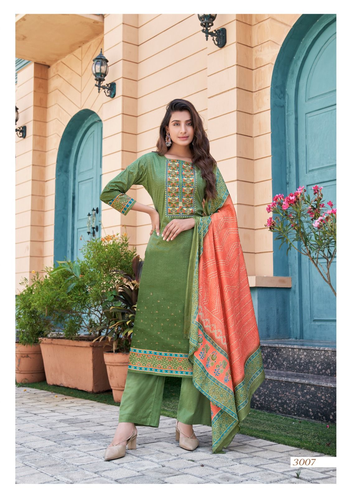 Yashika Trends Naishaa Secession Vol 3 Cotton Embroidery Designer Salwar Suits Wholesaler Surat