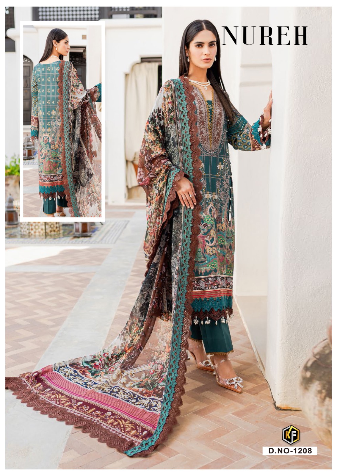 KEVAL FAB NUREH VOL 12 COTTON SUIT