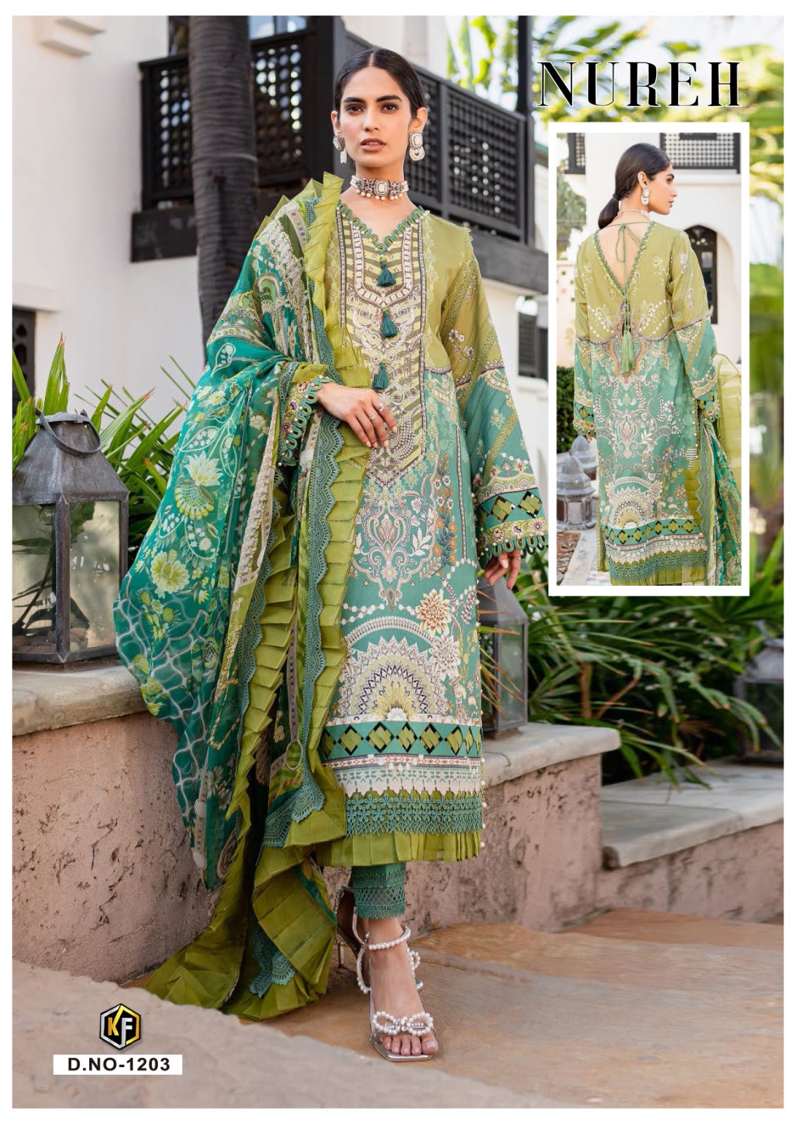 KEVAL FAB NUREH VOL 12 COTTON SUIT